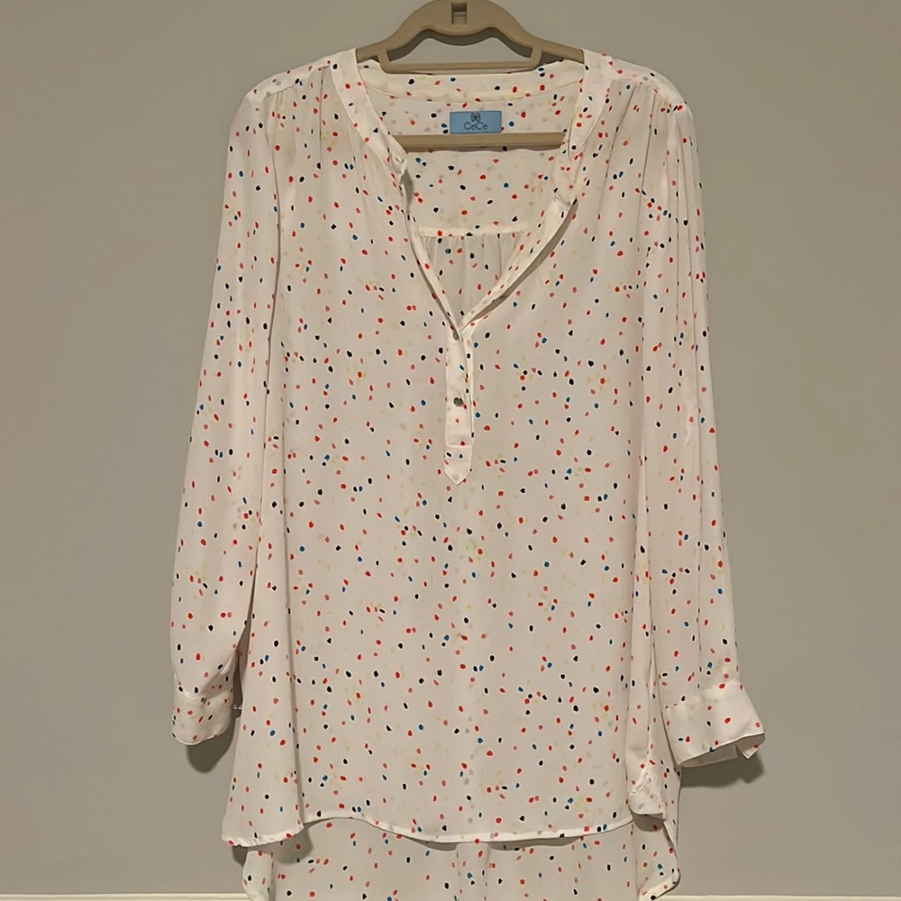 CeCe Multi Color Blouse